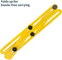 POWERTEC Multi Angle Measuring Ruler for Woodworking, Crafting, and Tile Cutting, ABS Plastic Angle Finder