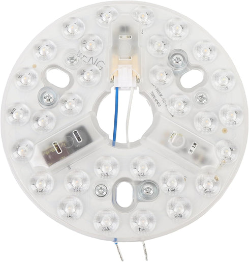 5.3 Inch 15W 3CCT 3000K 4200K 6500K Dioche Ceiling Fan LED Light Replacement Round Retrofit Kit Aluminum PC Warm