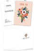 Pack 3 (3 1 VC8127TYG-C1x3 NobleWorks Assortment of Thank You Greeting Cards with Envelopes Designs, Each) Pretty
