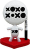 Dry Erase Board - TITTO in Love, Ceramic Desk Whiteboard Doll for Red Office Decor Design - Keep Your Message