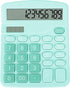 Calculator, Desktop Large Display, Battery and Solar Powered, Simple Small Calculator for Office, Home, School, Blue