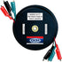 OCM - 3 Wire Retractable Test Leads - 18 Gauge Electrical Copper Wire with Alligator Clips, Impact Resistant Case