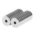 Round Disc Magnets 1/2x1/8, Magnetic Countersunk Ring 12x3mm Screw Hole Size #4 Crafting Fastener (20 Pack)