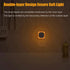 YUNLEX 2 Pack 3-Level Dimmer, Amber Night Light, Dusk to Dawn Sensor, Warm Glare-Free Reflected Glow, Auto On/Off