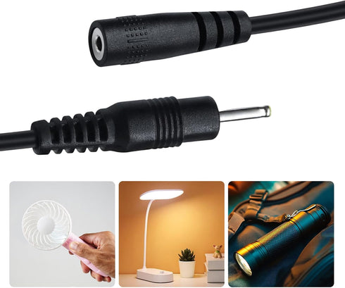 hejhncii 2.5x0.7mm DC2507 2507 1-5Meters Charging Cable Compatibles Table Lamp Electronics Connectors in Option Power