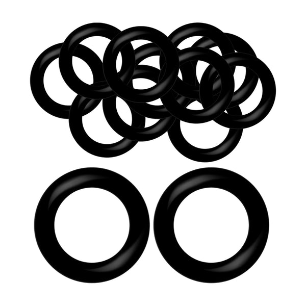 Othmro 10pcs Nitrile Rubber O-Rings, 5mm Wire Dia, 34mm OD for Oil or Air Sealing, Professional Plumbing, Black
