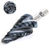 M35 Cobalt Step Drill Bit - Four Spiral Flute Unibit (1/4"-3/4") Wear-Resistant TiAlN Coated for Metal