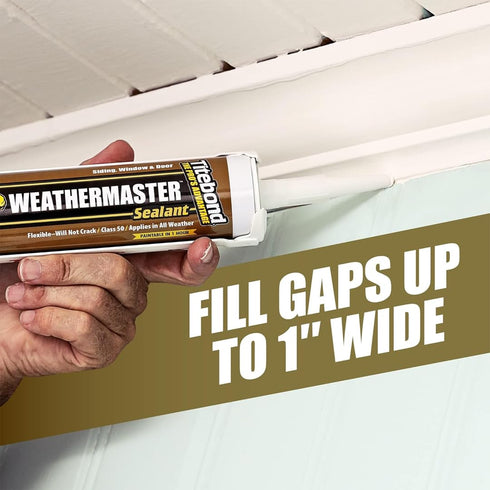 Titebond WeatherMaster Sealant 44291, 9.5 Oz. Cartridge, Brown