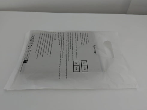 Meetory 50 PCS Clear Plastic Label Holders for Wire Shelf, Clip On Labels for Storage Bins and Merchandise Display