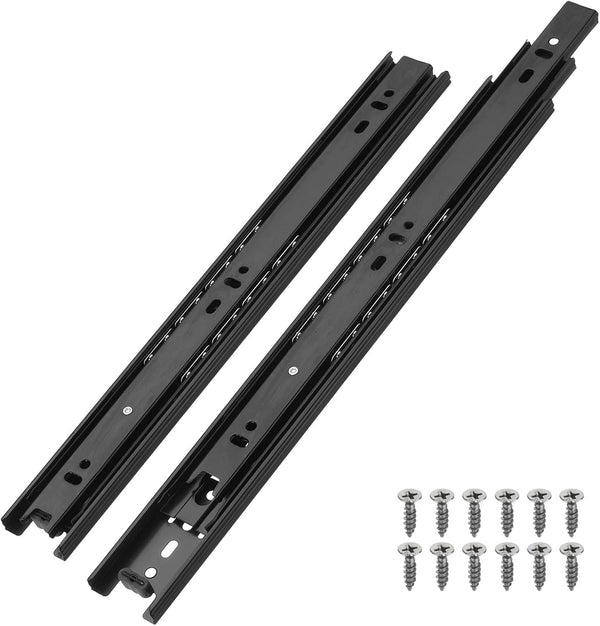 PATIKIL 13 x 1.5 Inch Drawer Slides, 2Pcs Steel Full Extension Ball