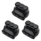 MAKERELE 3PC 3 Port Insulated Inline Splice Connectors, 4-14AWG Insulated Multi-Cable Connectors,