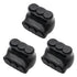 MAKERELE 3PC 3 Port Insulated Inline Splice Connectors, 4-14AWG Insulated Multi-Cable Connectors,