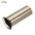 3.1 Inch 3 MECCANIXITY Candle Socket Covers, Tall Metal Chandelier Sleeves Candelabra Base Sockets Fit to Most
