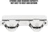 Angoily 10PCS Showcase Window Roller, Mini Sliding Door Rollers Replacement for Sliding Cabinet Door