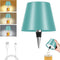 Rechargeable Wireless Bottle Lamp - 3 Color Stepless Dimmable, Metallic Sky Blue