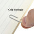 HAHIYO Silver Paper Clips - 1.3" (33mm) Length, Vinyl Coated, 120 Pack for Organizing