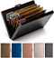 EASTNIGHTS Credit Card Holder - Stainless Steel Credit Card Case Metal ID Card Holder RFID Wallets