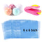 WFPLUS 200 pcs 6 x 6 inch Shrink Wrap Bags with Bonus Mini Heat Sealer for Handmade Soaps, Bath Bombs