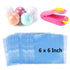 WFPLUS 200 pcs 6 x 6 inch Shrink Wrap Bags with Bonus Mini Heat Sealer for Handmade Soaps, Bath Bombs