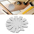 15-120 Degree Bevel Gauge, Stainless Steel Oblique Edges Protractor, Multi Angle Adjustable Measurement Tool for