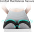TBAGKIT 4.7" Gifts for Men Christmas Seat Cushion for Office Chair, Large Ergonomic Memory Foam for Sciatica