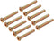 uxcell M8x60mm Furniture Screw, Hex Socket Machine Screws, Zinc Plated Fasteners Bolts Full Thread Carbon Steel (10Pcs)