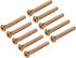 uxcell M8x60mm Furniture Screw, Hex Socket Machine Screws, Zinc Plated Fasteners Bolts Full Thread Carbon Steel (10Pcs)