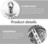 5.9 Inch Chandelier Mounting Kit, Heavy Duty Iron Ceiling Canopy Plate with Closed Hook Redesigned Bow Bracket, Vintage