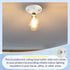Saysurey 6 E26 Bulb 660w 250v Pcs Medium Base Ceiling Lamp Holder Keyless Light Sockets White Socket Incandescent