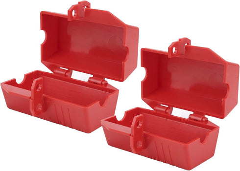 2Pcs Lockout Plug Lock - Industrial Power Rationing/Off for Air Conditioner and Tools 110V-220V