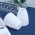 2pcs NOLITOY White Plastic Lamp Shades Middle Easy Installation Lamp Covers for Socket Desk Home Hotel Use