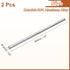 uxcell 2Pcs 1/2" Dia Round Aluminum Rod, 12" Long 6061 Solid Lathe Bar Stock for Industry, Construction, DIY Crafts