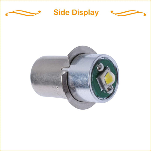 Podoy 3W 18V LED Upgrade Bulb for Ryobi P704, P703, P700, Replace 780287001 Flashlight Bulb, 2 Pack