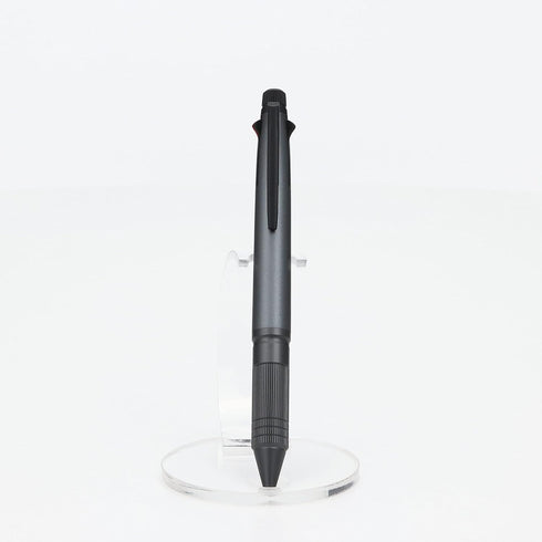 uni Jetstream 4&1 Metal Edition - 0.5mm Ballpoint Pen (Black, Red, Blue, Green) & Mechanical Pencil, Gun Metallic