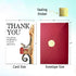 ATTLVV Gift Thank You Card, Thank You Card for Gift, Appreciation Card with Red Envelope and Gold Seal Sticker