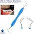 Set UNC-15 204s Dental Diagnostic Williams Periodontal Probe, Tartar Removal Scaler, Micro Sickle Scaler, College