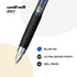 uniball 207 Signo Gel Ultra Micro Gel Pen, Retractable, Extra-Fine 0.38 mm, Blue Ink, Smoke Barrel