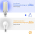 HJFF Bulb 300w Bulbs 5000 5000K 40W Bulb E26/E27 Led Light Equivalent led Lumen Cool Daylight White Waterproof led Corn