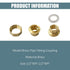 Aolemi Brass Pipe Fitting Coupling, 1/2" x 1/2" Female Pipe Fittings Union, 2 PCS NPT Female Fitting Threads Adapter