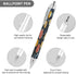 LPSADGF 4 Leaves And Citrus Ballpoint Pens PCS Retractable Smooth Writing Pens with Quick-Drying Ink, Comfort Grip