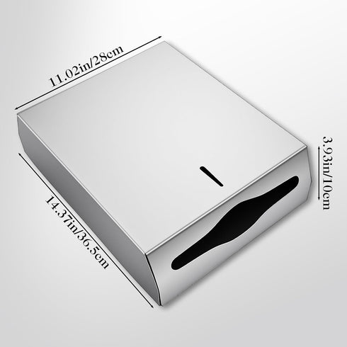 MSHHDK Commercial Paper Towel Dispenser Wall Mount Stainless Steel Paper Towel Holder with Lock Toilet Paper Napkin