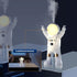 Night Light with Timed Aroma Diffuser, Rechargered Motion Sensor Nightlight, Dusk to Dawn Sensor, Warm White LED Lights