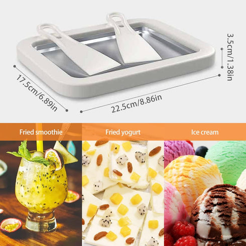 Frozen Instant Ice Cream Maker Cold Plate, Rolled Ice Cream Machine, Sweet Spot Ice Cream Maker for Homemade Rolled Ice