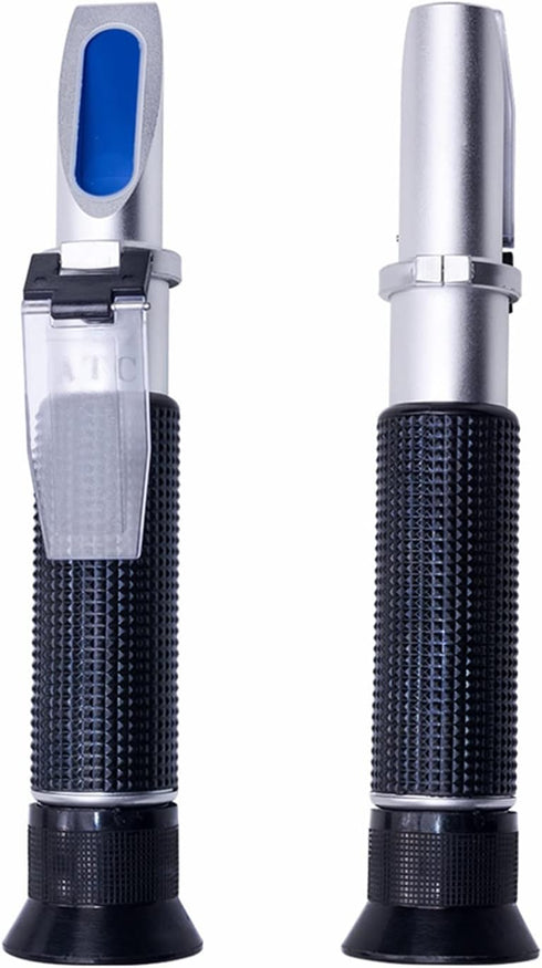 VGVGV 0-100% 1.000-1.070 Brix Refractometer, Handheld Salinity Refractometer ATC Seawater Salt Concentration