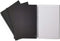 Spiral Notebook, College Ruled, Thick Paper 1 Subject, 3 Pack, 60 Sheets, 6''*8'' (Line, Black)