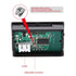3 Wire Voltmeter DC 0-100V Mini Voltage Measuring LED Display Digital Volt Panel Meter with Reverse (Red)