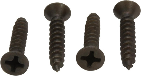 Bolt Dropper 6 X 3/4'' Black Oxide Coated Stainless Steel Flat Head Phillips Wood Screws (100 Pack)