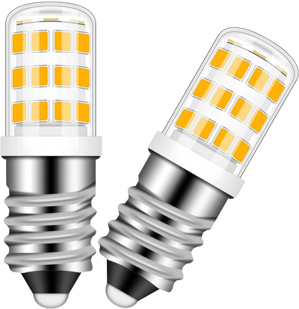 E14 LED Bulb 4W 120V Dimmable 40W Equivalent Warm White 3000K for Fridge Cooker Hood Turkish Lamp (2 Pack)