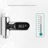 Hamwesh 360 Shower Thermometer, LED Digital Display Rotating Screen Instant Read Water Temperature Gauge