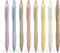 WRITECH 0.5mm Gel Pens with Soft Grip - 8ct Retractable Black Ink Pens for Smooth Writing, No Smear or Smudge